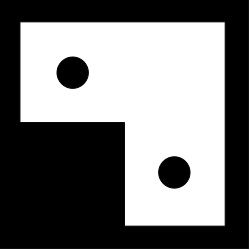 Black Circle Logo Clipart - Minimalist Black and White Design