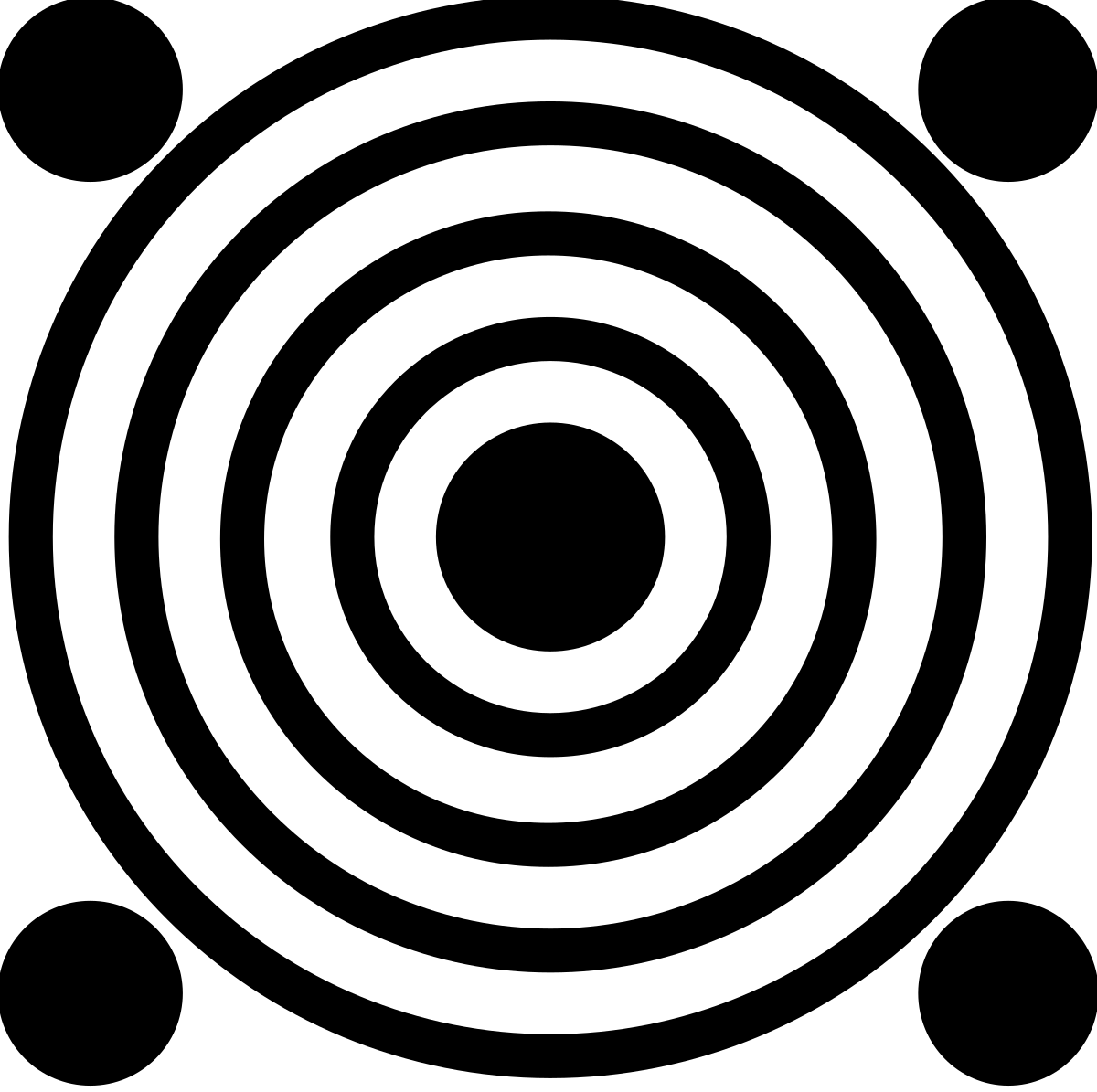 a white circle with a black background clip art png transparent White Circle on Black Background - Iconic Clipart for Modern Designs