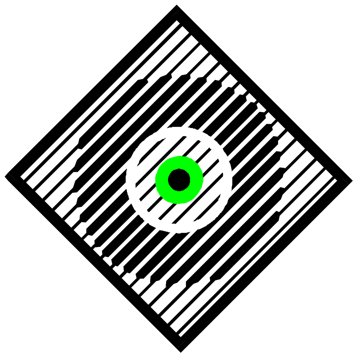 Barcodes Logo with Green Eye Clipart for Dynamic Branding