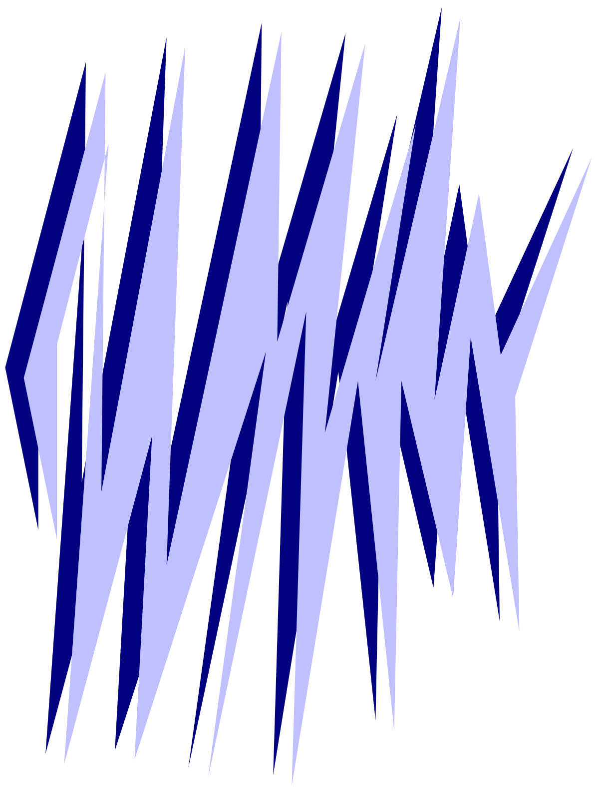 Blue and White Logo on Black Background - Stunning Clipart Design