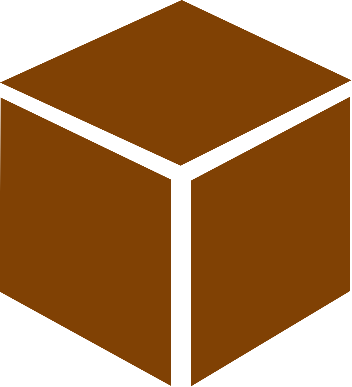 a brown box with a black background clip art png transparent Brown Box Clipart on Black Background - Versatile and Eye-Catching