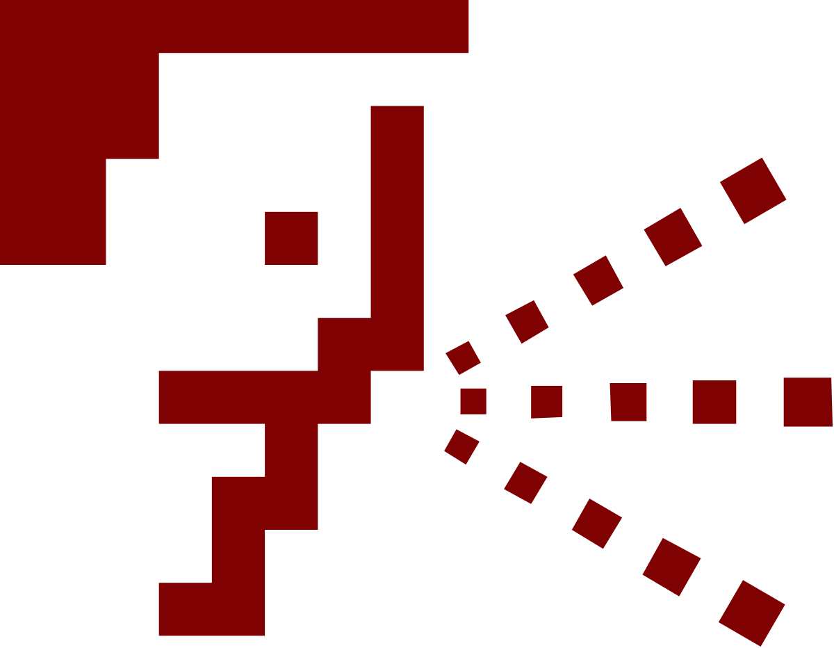 Red and Black Logo with Squares - Dynamic Clipart Collection