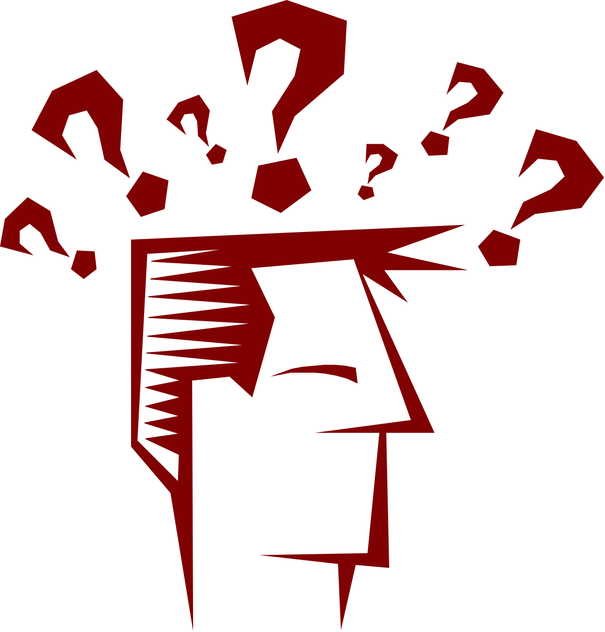 Red and White Logo on Black Background - Eye-Catching Clipart