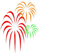 Fireworks Clipart: Vibrant PNG Collection for Celebrations