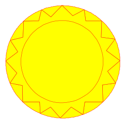 Yellow Sun Clipart on Black Background - Ideal for Creative Projects