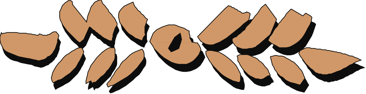 Orange Tusks Clipart for Creative Projects