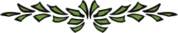 Green Leaf on Black Background - Captivating Clipart Collection