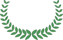 Laurel Wreath Clipart - Elegant Decorative Emblem for Celebrations