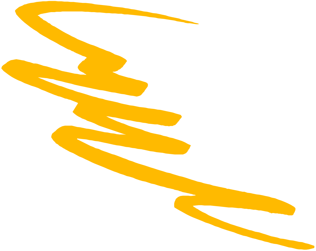 Yellow Spiral on Black Background Clipart