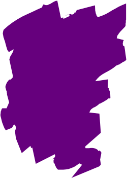 Purple Paint Stroke on Black Background  Artistic Clipart Collection