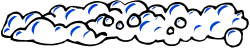 Blue and White Wave Pattern Clipart for Creative Projects