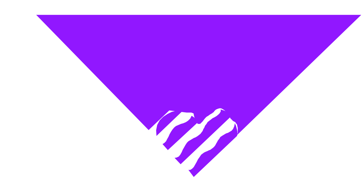 Purple Triangle Logo Clipart: Unique Symbol for Branding