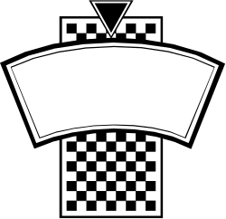 Elegant White Crown Clipart on Black Background