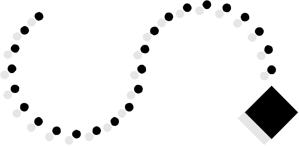 Clock Clipart with White Dots - Timeless Design for Your Projects