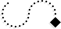 Clock Clipart with White Dots - Timeless Design for Your Projects