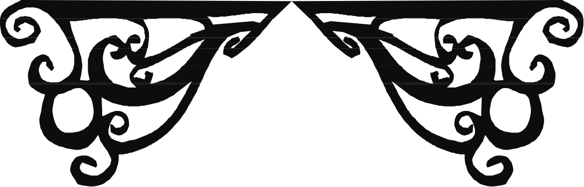 Wings Clipart: Stunning Black and White Pair of Wings