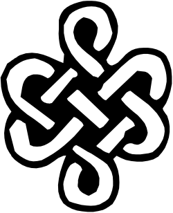 Celtic Knot Icon Free Clipart - Intricate Design for Creative Projects