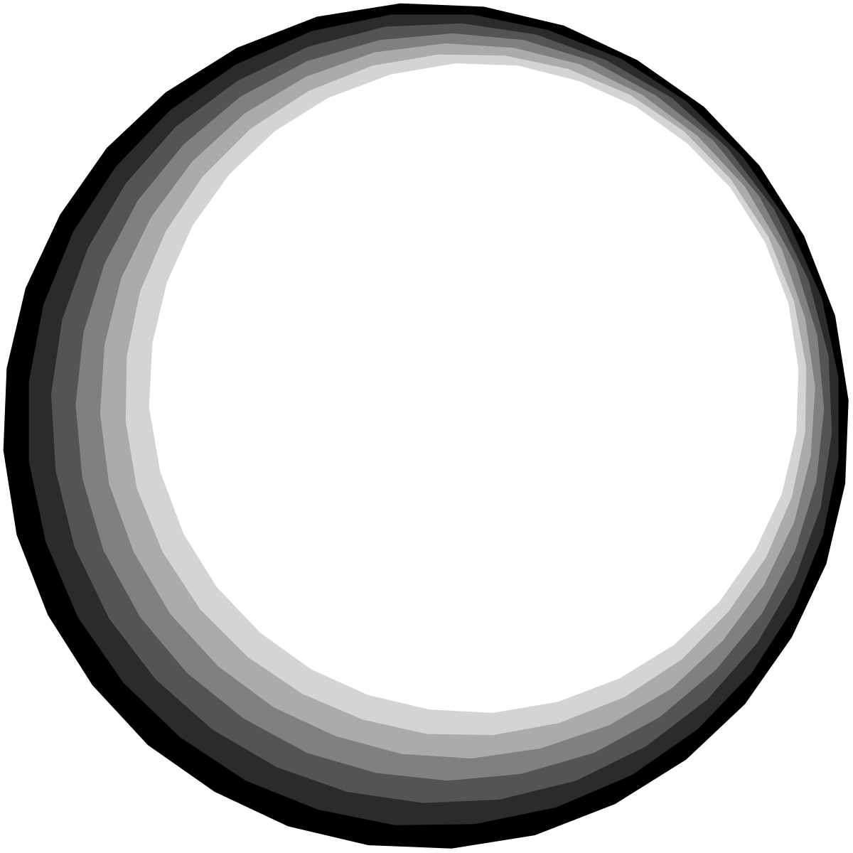 a white circle with a black background clip art png transparent White Circle on Black Background Clipart - Bold, Minimalist Design