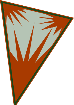 Triangle Clipart Featuring Nested Triangle Design