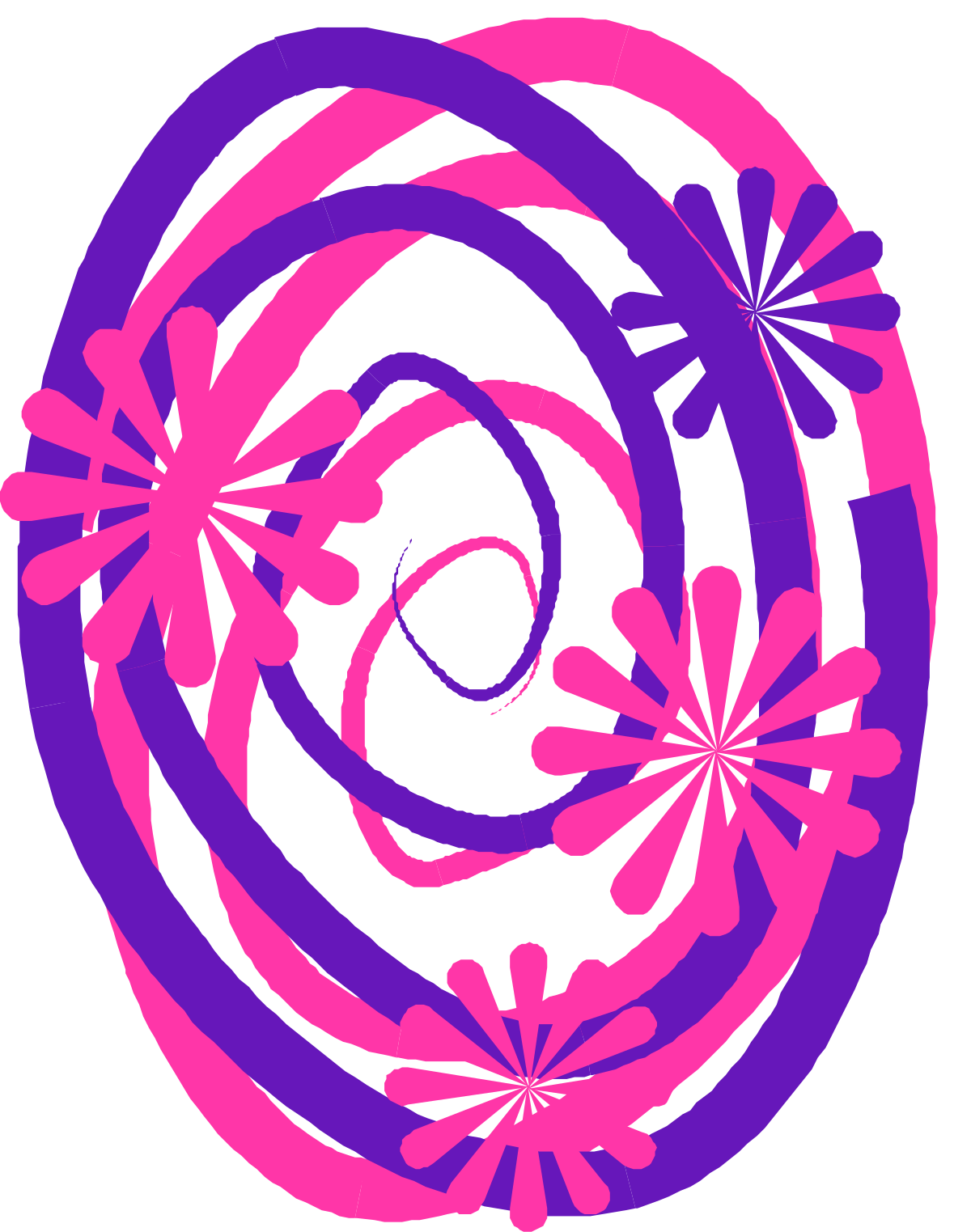 a circular design with flowers in the center clip art png transparent Floral Circular Design Clipart - Elegant Centerpiece for Creative Projects