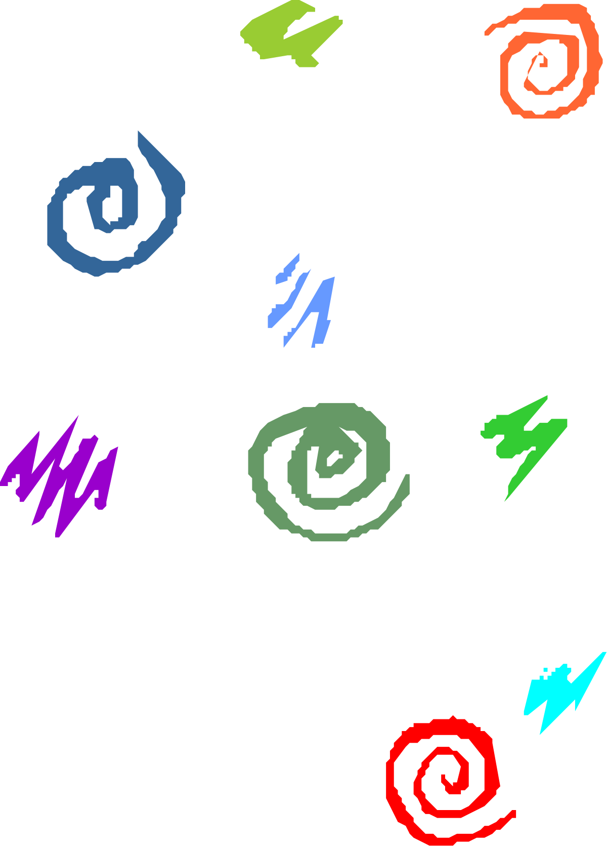 a bunch of different colored arrows clip art png transparent Colored Arrows Clipart: Vibrant Arrow Illustrations for Dynamic Projects