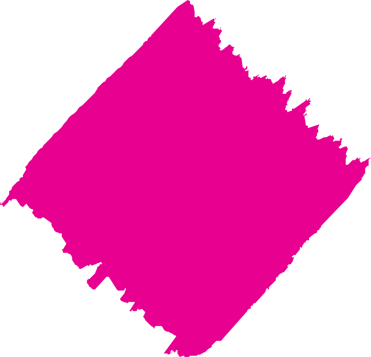 Pink Square on Black Background - Stunning Clipart Visuals