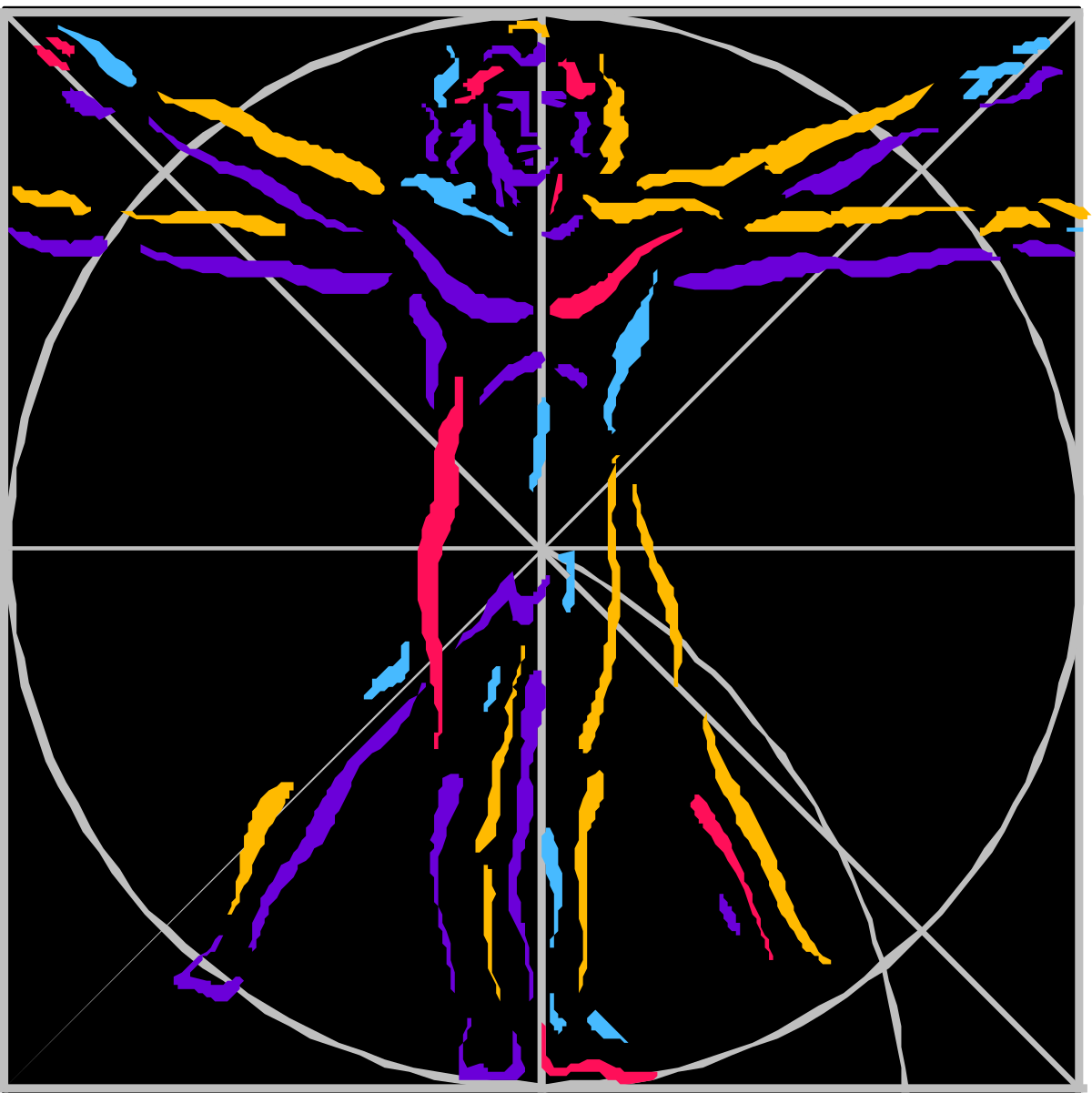 a cross with a person in the center clip art png transparent Cross with Person Centered Clipart - Symbolic Representation
