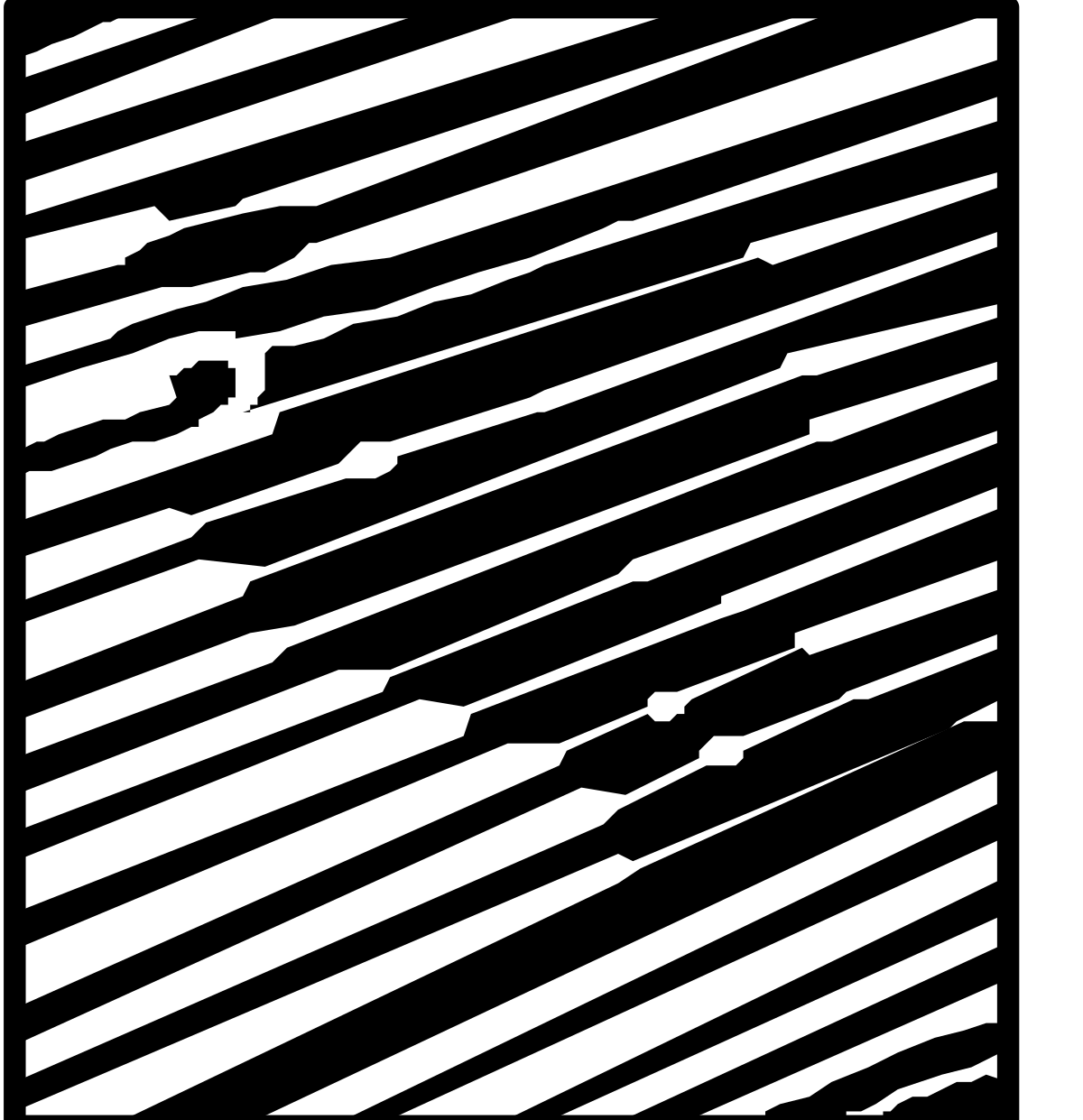 Black and White Striped Pattern Clipart for Bold Designs