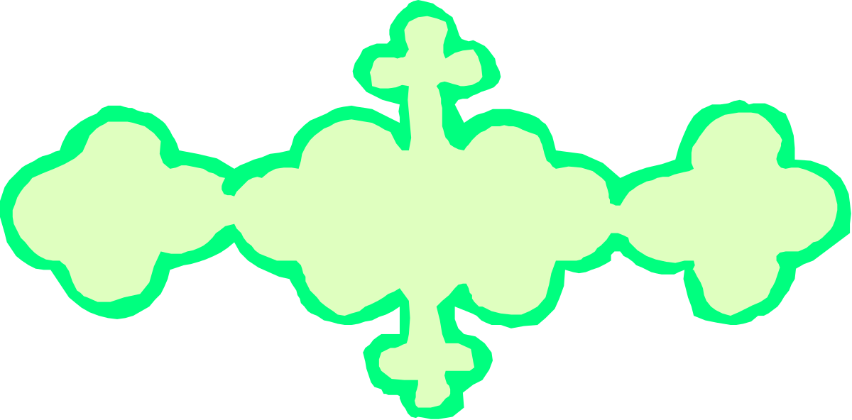 Green and White Pattern Clipart for Elegant Designs