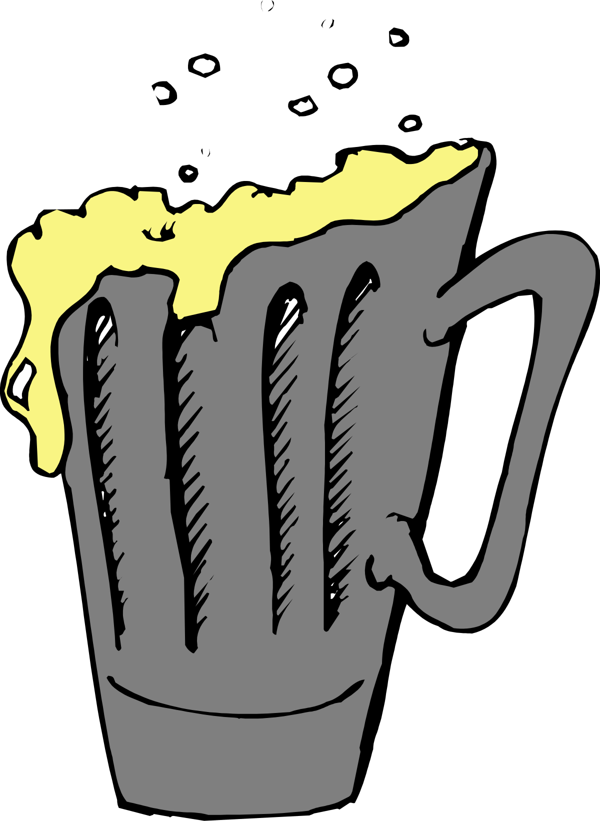 a beer mug with a foam on it clip art png transparent Beer Mug with Foam Clipart - Perfect for Celebrations and Events