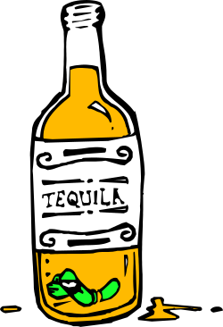Alcohol Bottle with Green Leaf Clipart - Perfect for Nature-Themed Designs