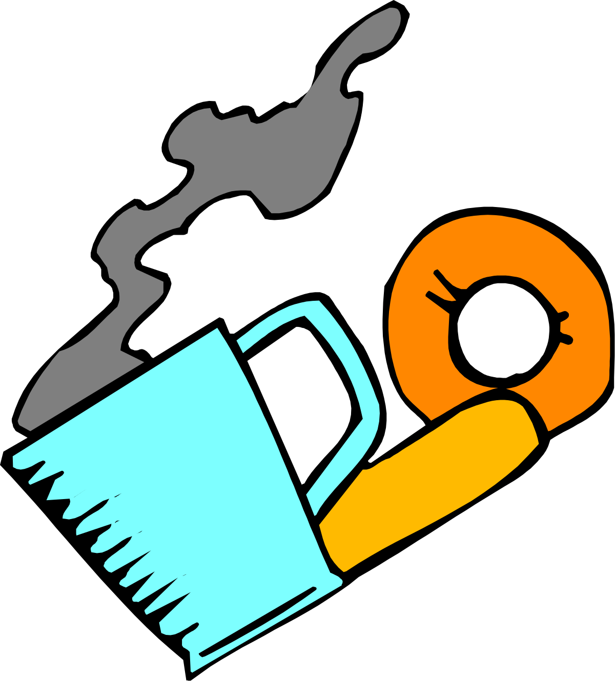 Cigarette Clipart: Hand Holding a Cigarette Icon
