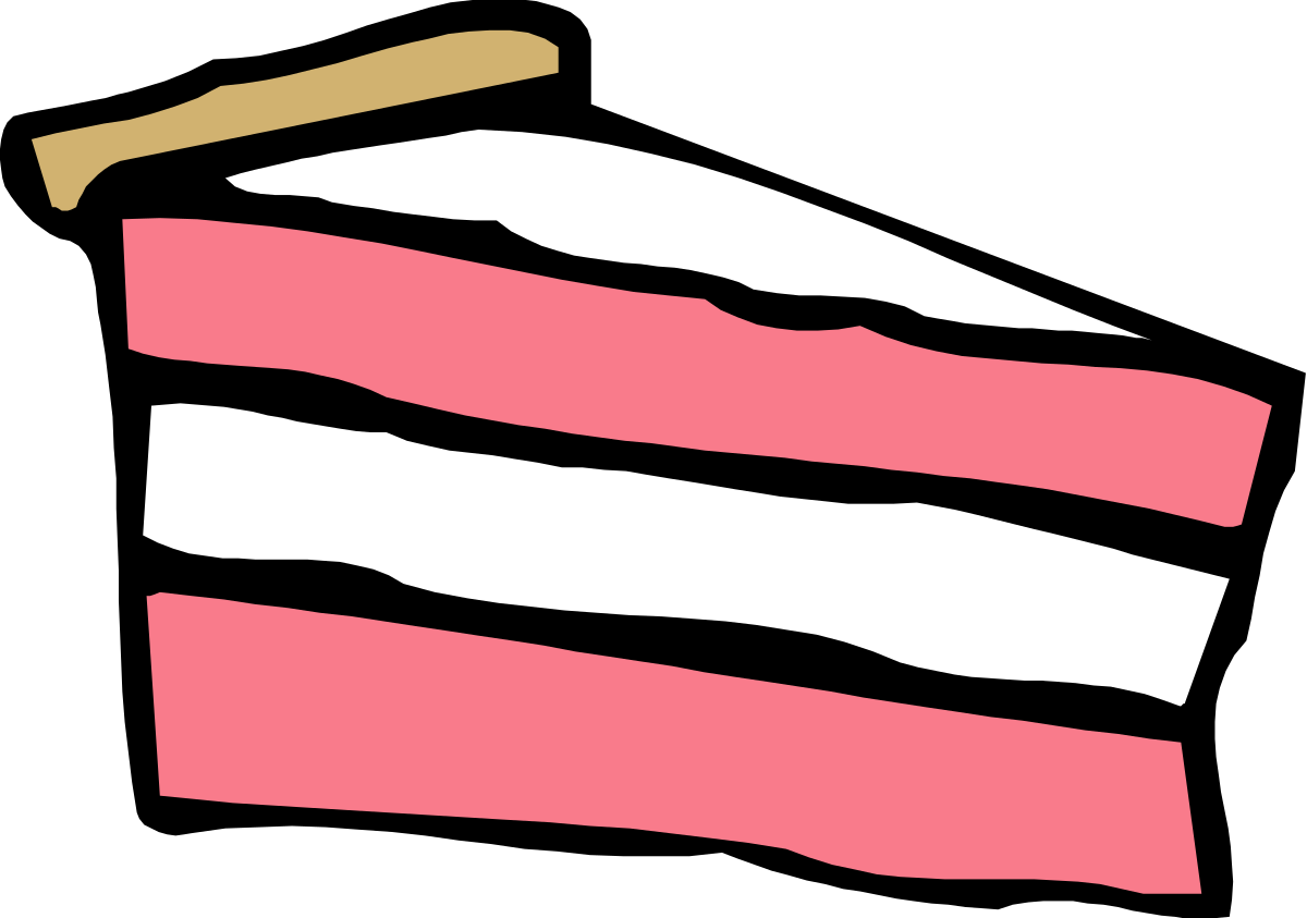 a piece of cake with a piece missing clip art png transparent Delicious Cake Slice Clipart with a Missing Piece