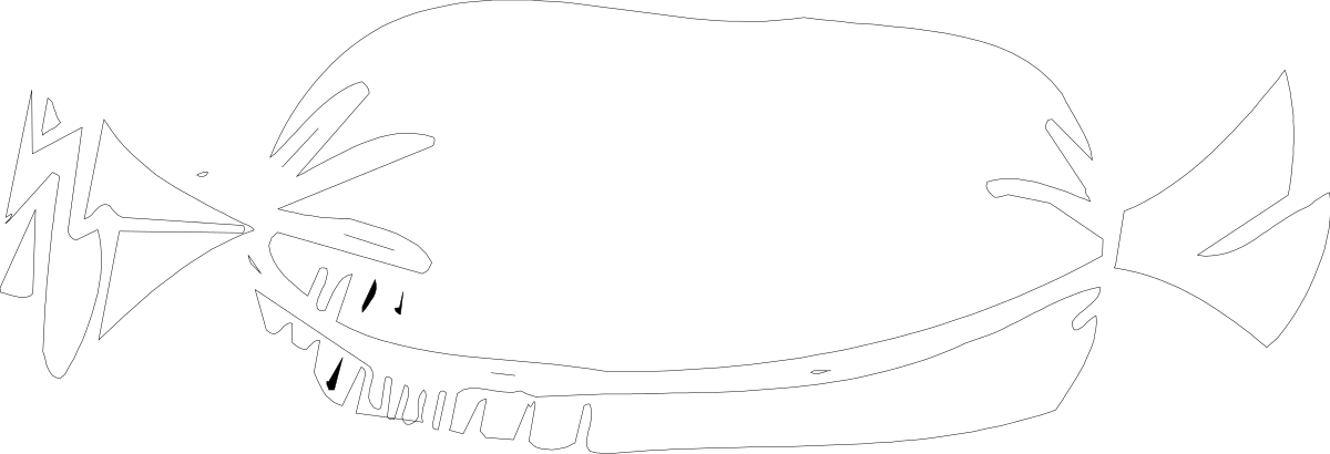 Smiling Face Clipart - Black and White Clipart for Fun Projects
