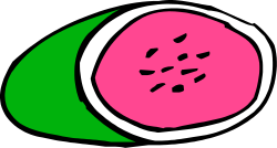 Vibrant Pink and Green Watermelon Clipart for Fresh Designs