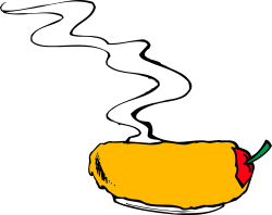 Hot Dog on a Hot Dog: Fun Clipart for Food Lovers