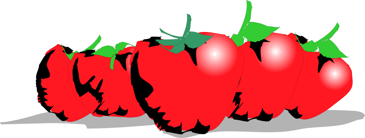 Red Peppers Clipart: Vibrant and Fresh Vegetable Illustrations