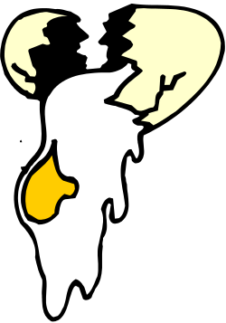 White Cow with Yellow Nose Clipart for Creative Projects