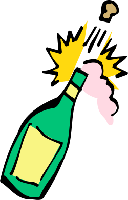 Wine Bottle with Leaf Clipart for Elegant Designs