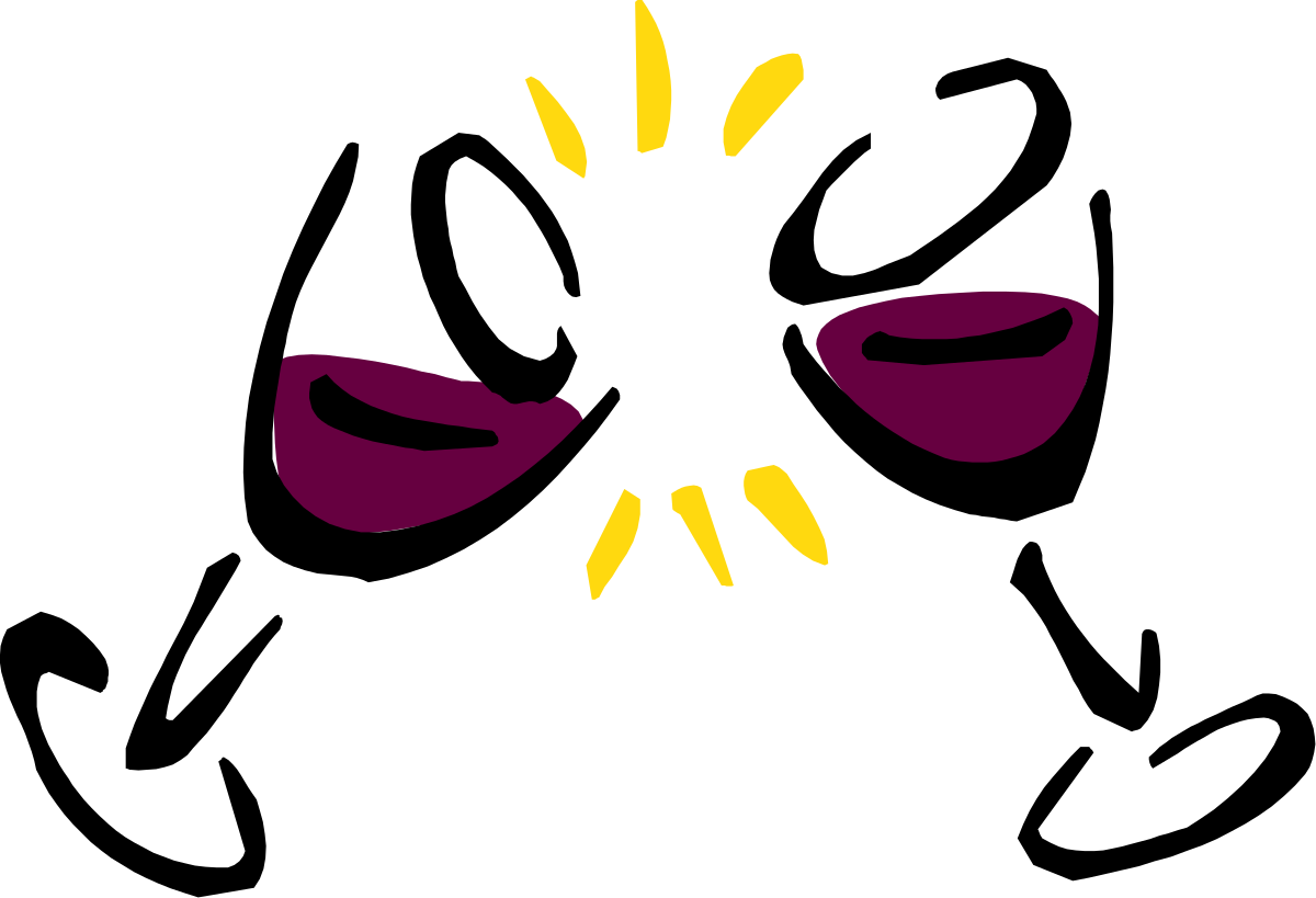 Purple and Yellow Mask Clipart - Bold Design on Black Background