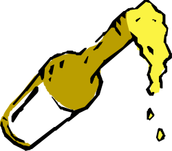 Yellow Guitar on Black Background - Striking Clipart for Music Lovers