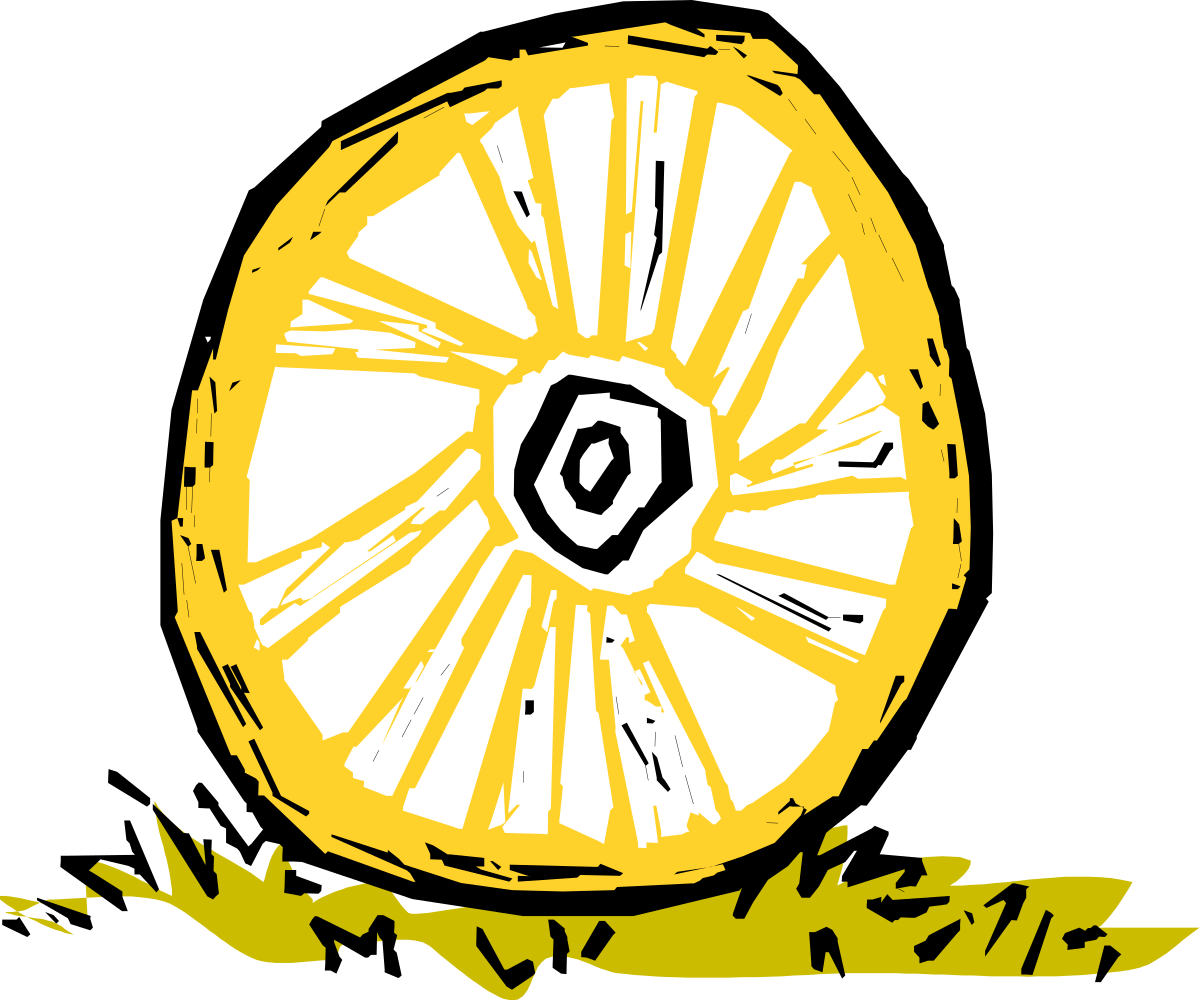 a yellow clock with a black and white clock face clip art png transparent Yellow Clock with Black and White Face - Perfect Clipart for Timeliness