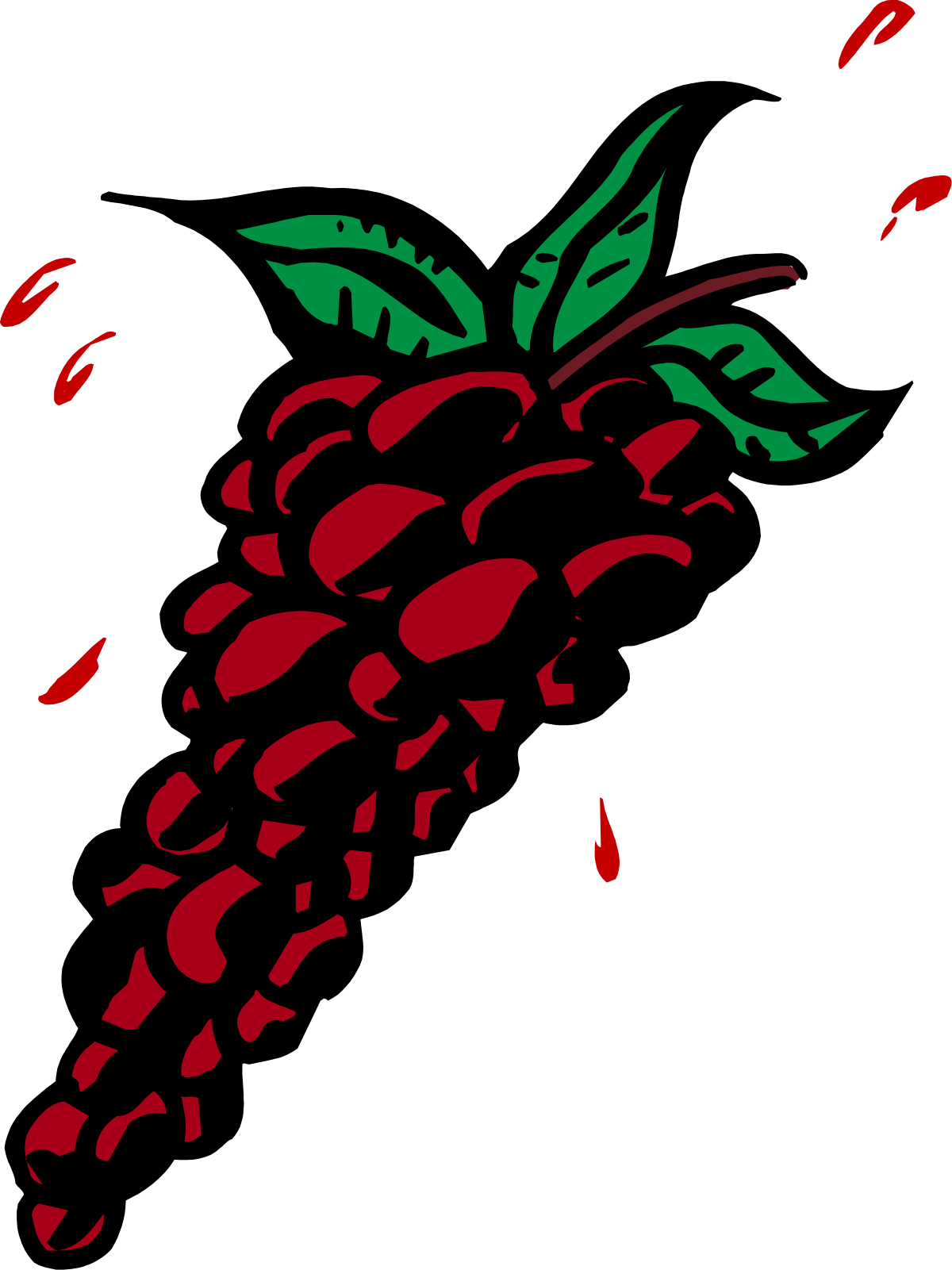 a red and green apple with a green stem clip art png transparent Red and Green Apple Clipart - Fresh Fruit Design for Your Projects