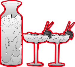 Cocktail Glasses Clipart - Refreshing Drink Illustrations