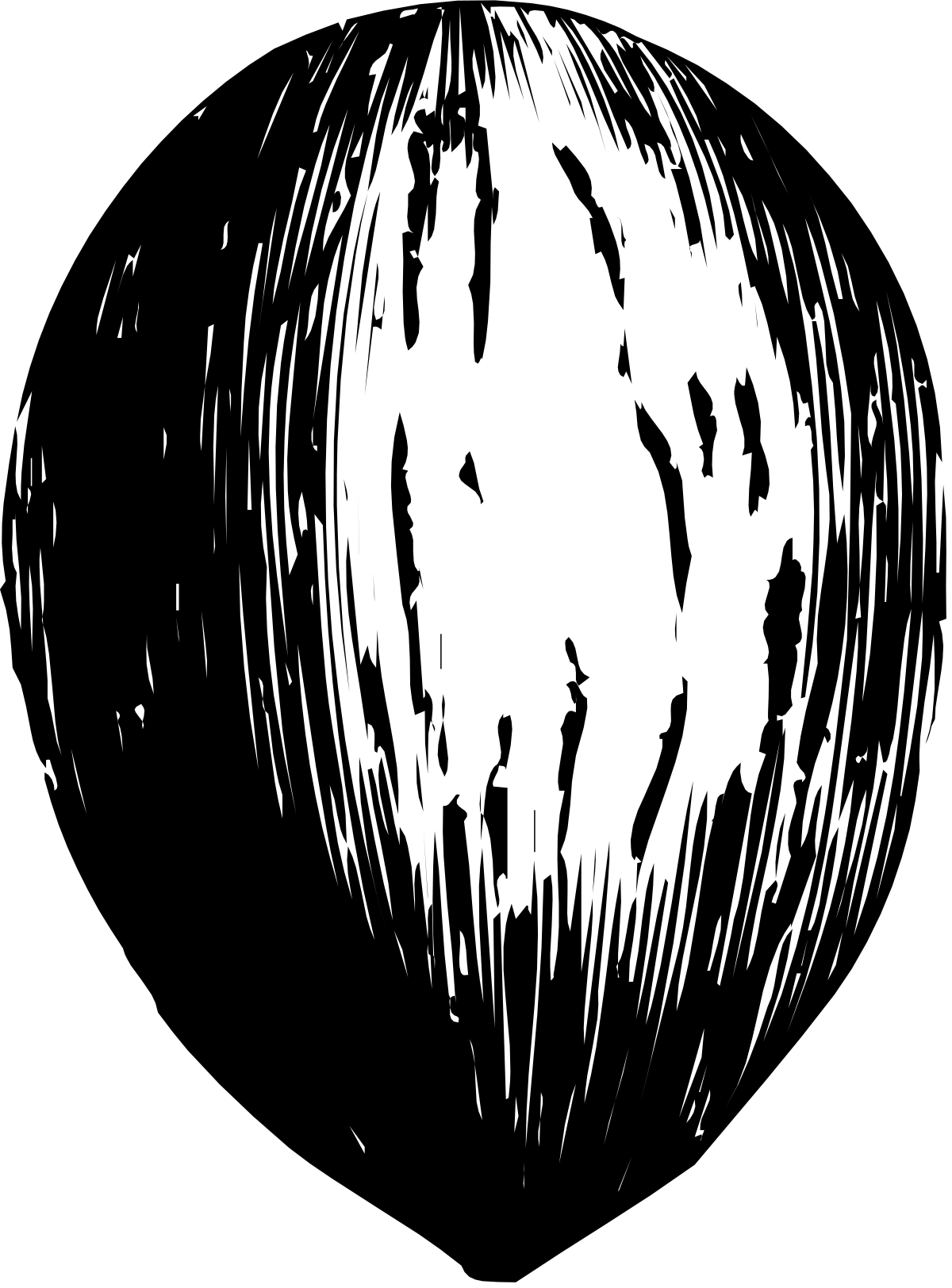 Planet Clipart - Black and White Illustration for Creative Projects
