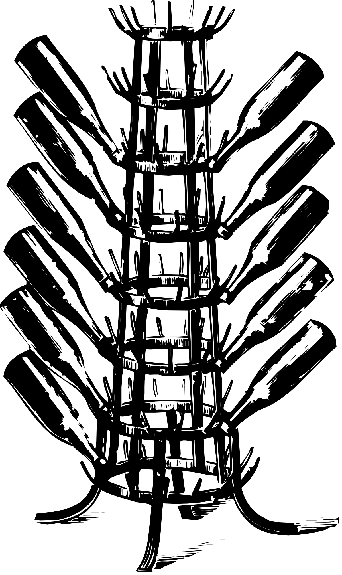 a black and white illustration of a tower clip art png transparent Tower Clipart: Stunning Black and White Illustration of a Majestic Structure