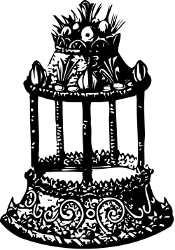 Black and White Cake Clipart Illustration - Perfect for Celebrations