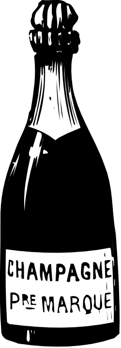 Black and White Woman with Banner Clipart for Versatile Uses