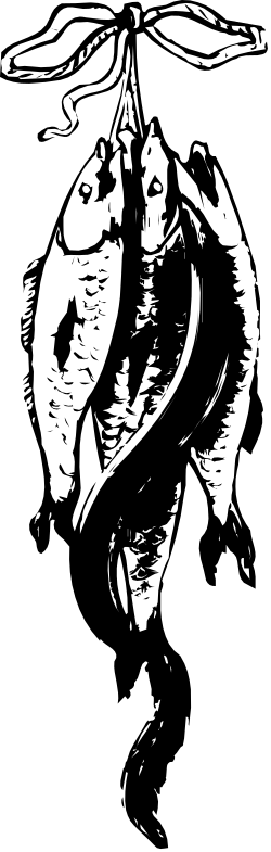 Black and White Drawing of a Man with a Hat  Stylish Clipart