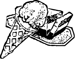 Black and White Guitar Player Clipart - Strumming Melodies
